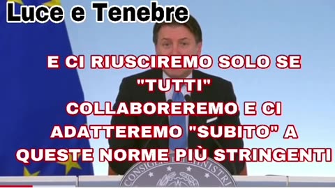 9 MARZO 2020: CONTE SI SOFFERMA SULLE ABITUDINI…