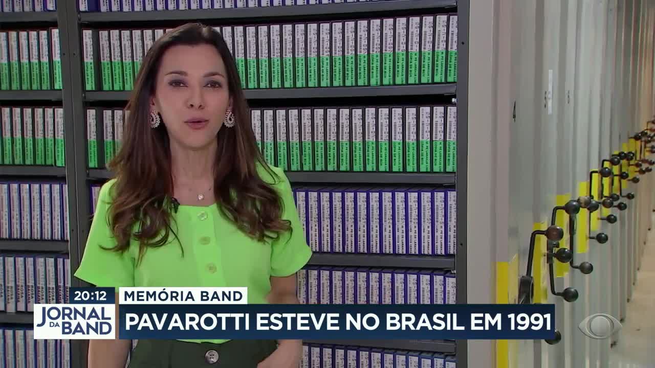 Memória Band: Pavarotti esteve no Brasil em 1991