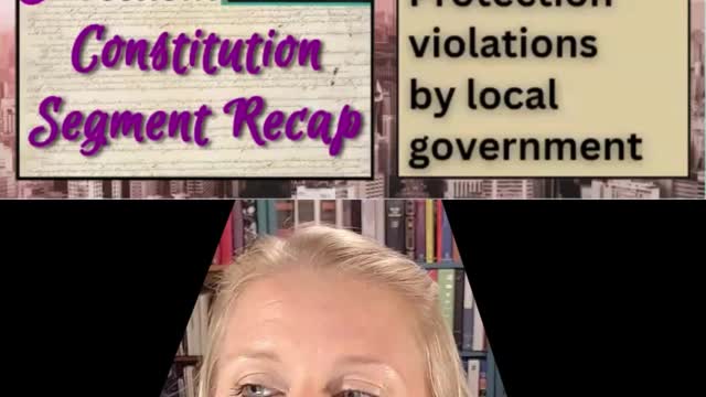 Equal Protection in Local Government - Constitution Segment Recap S1E50