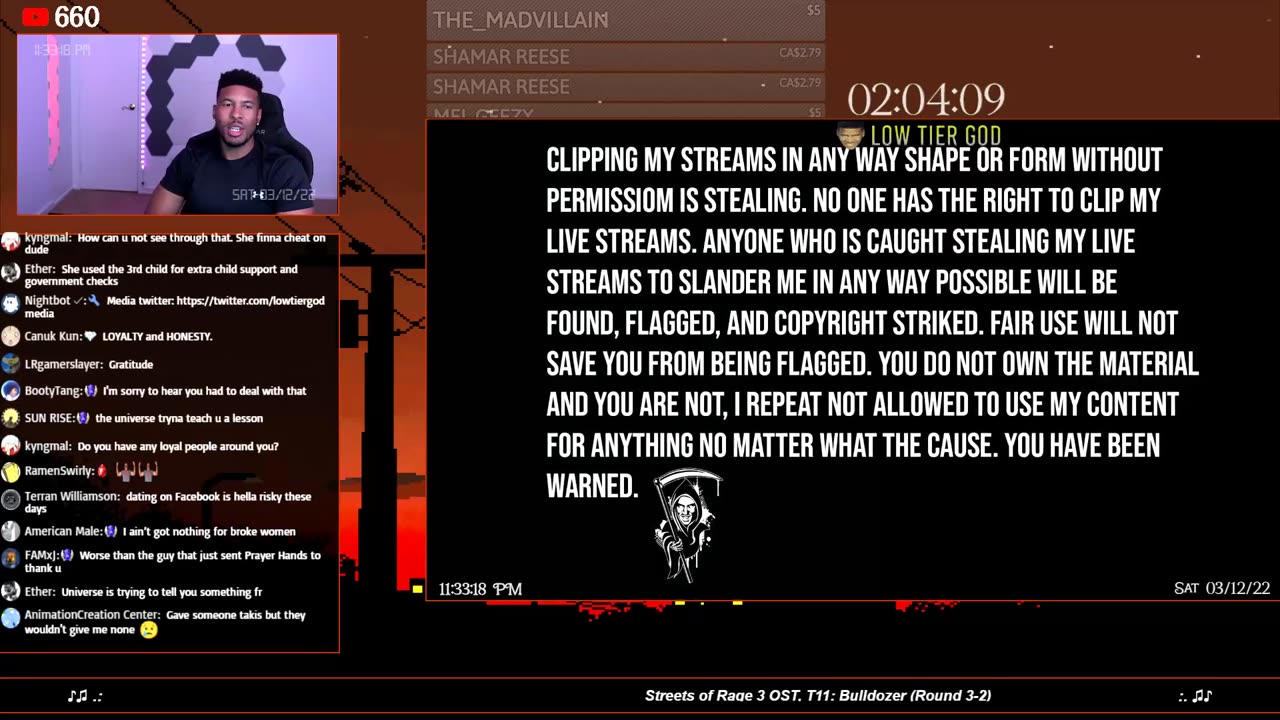 [3.12.22] LOW TIER GOD YOUTUBE LIVE STREAM 🛑 GAMES TOPICS ( 3 12 2022) 2022 03 13 [iZ6gmXjLJ3Q]