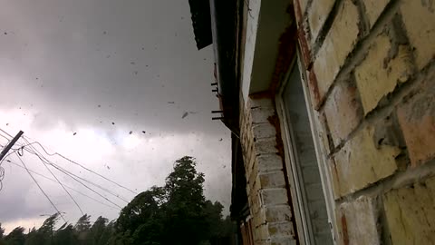 Tornado in Russia on August 24, 2016 (2nd Angle)