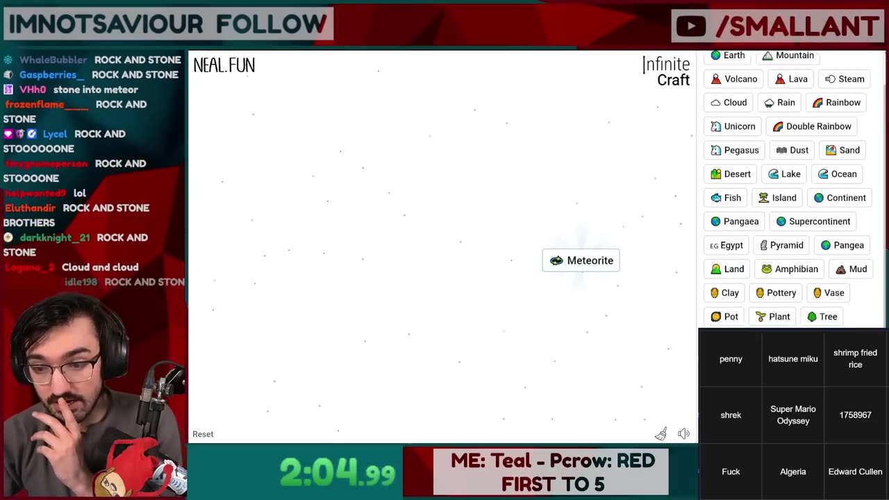Speedrunning to find a Girlfriend (in Infinite Craft)