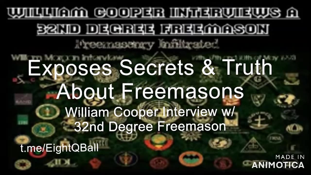 William Cooper - Interview with a 32nd-Degree Freemason