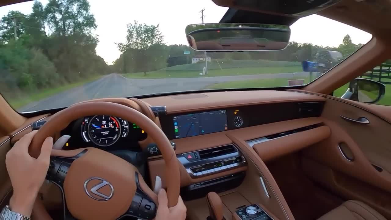 2021 Lexus LC 500 Convertible - POV Driving Impressions