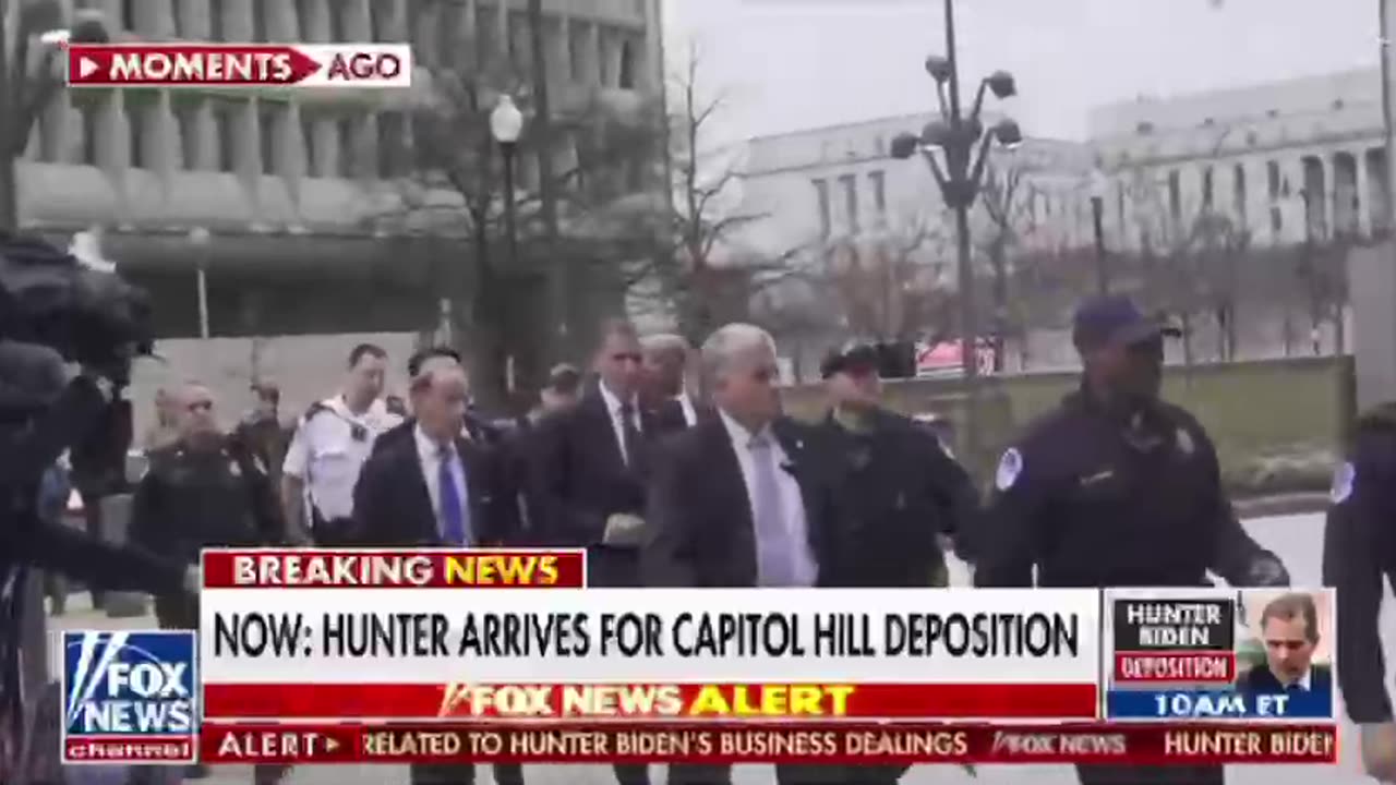 MOMENT OF TRUTH - Or More Lies? Hunter Biden Arrives at Capitol Hill for Closed Door Deposition