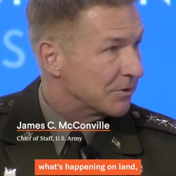 U.S. Army chief on Ukraine war lessons