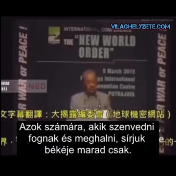 N.W.O. A lakosság ritkítása a cél