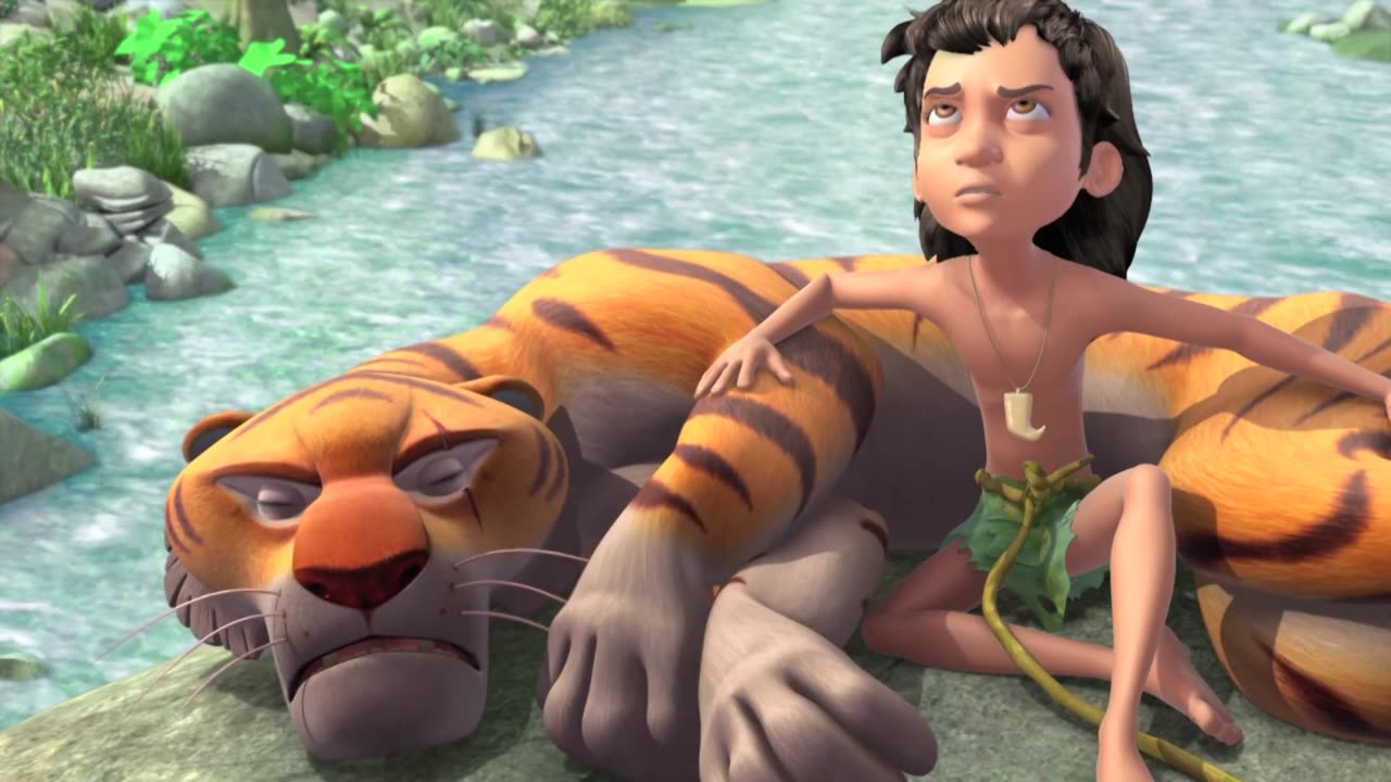 Jungle Book 2 Cartoon for kids English Story | Stranded Mega Episode | Mowgli adventure