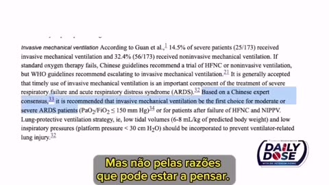 Protocolo ventilador, uma sentença de morte _ Dr. Peterson Pierre