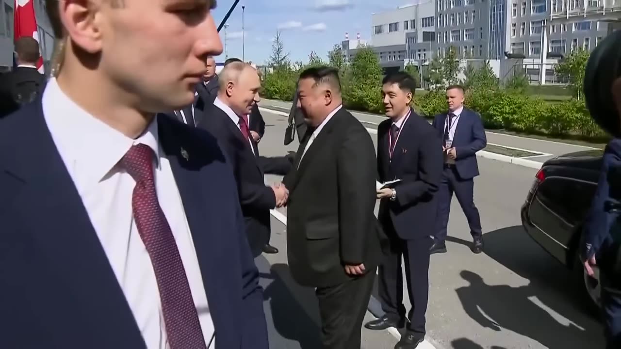 Putin Meets North Korea's Kim at Russian Space Center