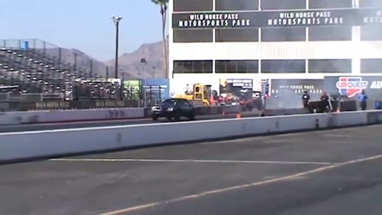 1968 Firebird at dragstrip