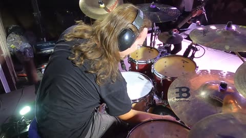 Derrick Kroll (drum cam) at Loud as Hell 2022, Immortal Possession