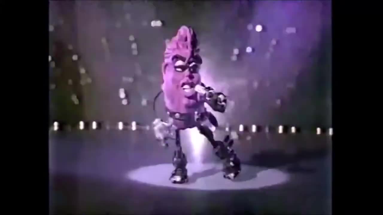 1989 Michael Jackson California Raisins TV Version Commercial