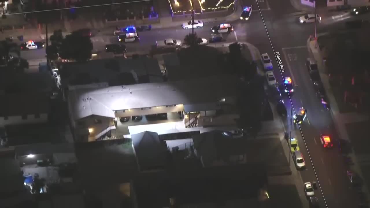 Police chase_ Authorities pursue alleged stolen vehicle near South LA