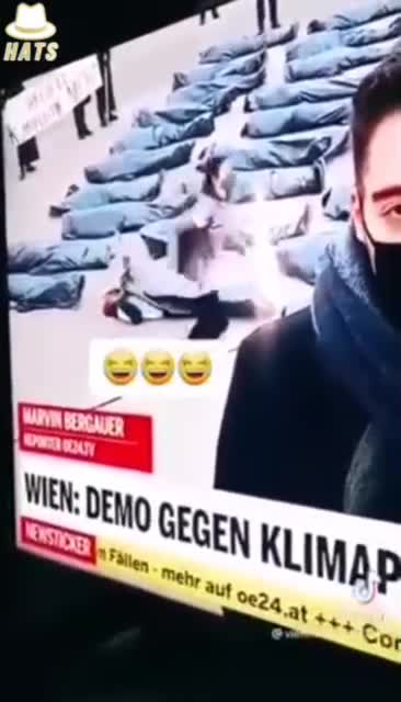 Crisis actor caught live on German TV
