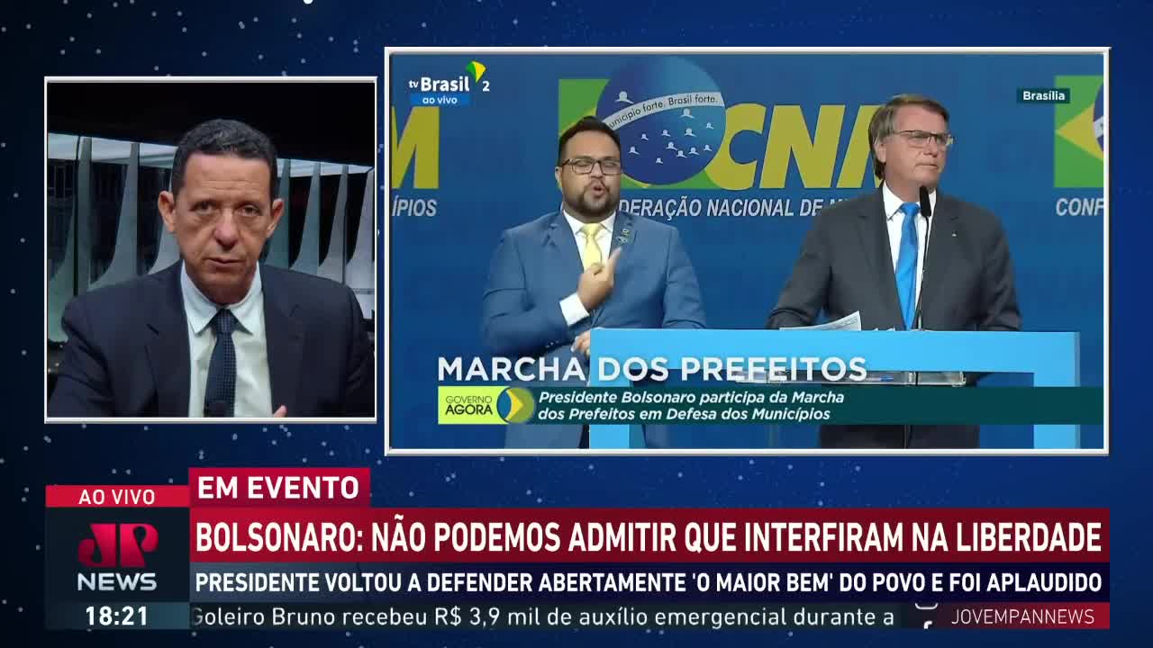 Bolsonaro sobe o tom e alerta para interferências no destino do Brasil