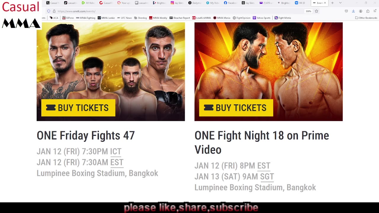 One Championship this Friday