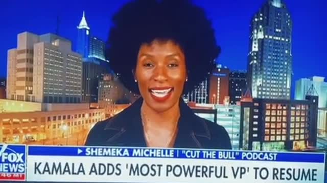 Shemeka Michelle on Fox news regarding Kamala Harris