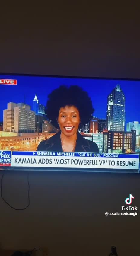 Shemeka Michelle on Fox news regarding Kamala Harris