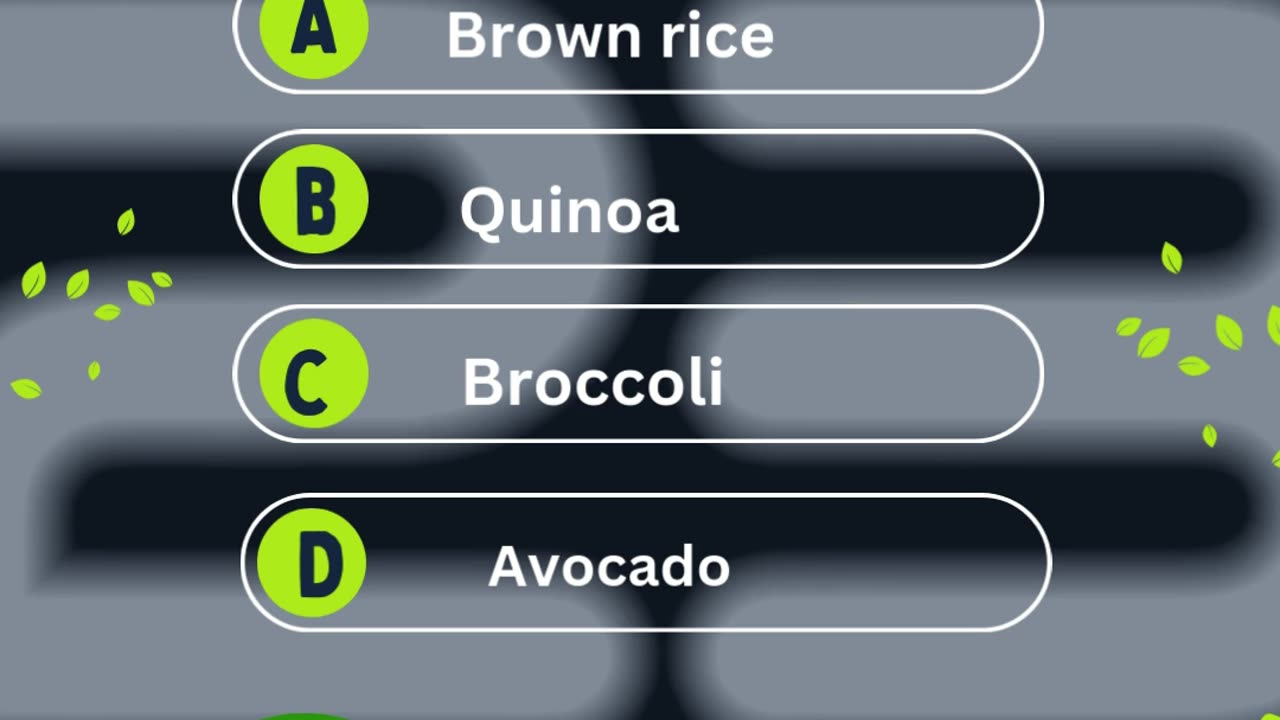 keto vegetarian quizz