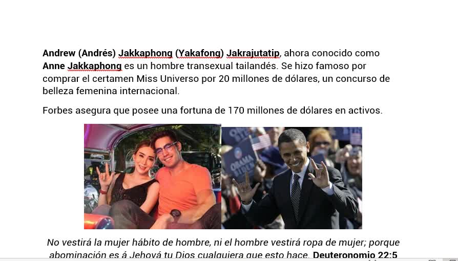 Enciclopedia Rosales - Anne (Andrew) Jakkaphong trans que compró Miss Universo