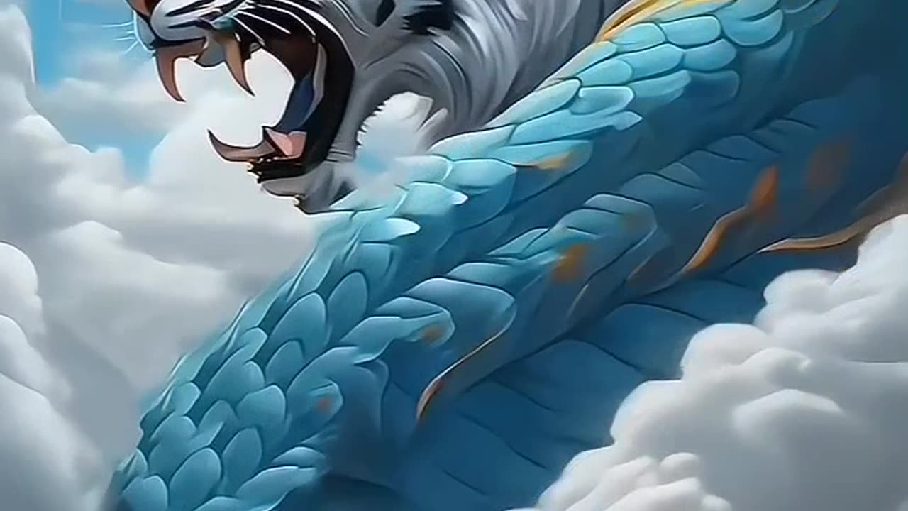 Beautiful dragons and tigers