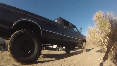 Outlaw Diesel truck club run to Boreggo Springs