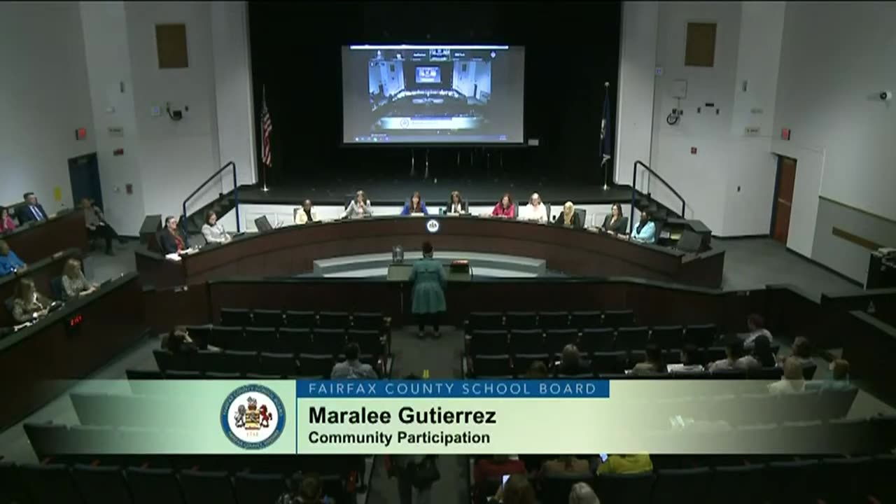 "Try Not Using the Bathroom from 7AM-3PM" - Maralee Gutierrez - FCPS Meeting (04-27-2023)