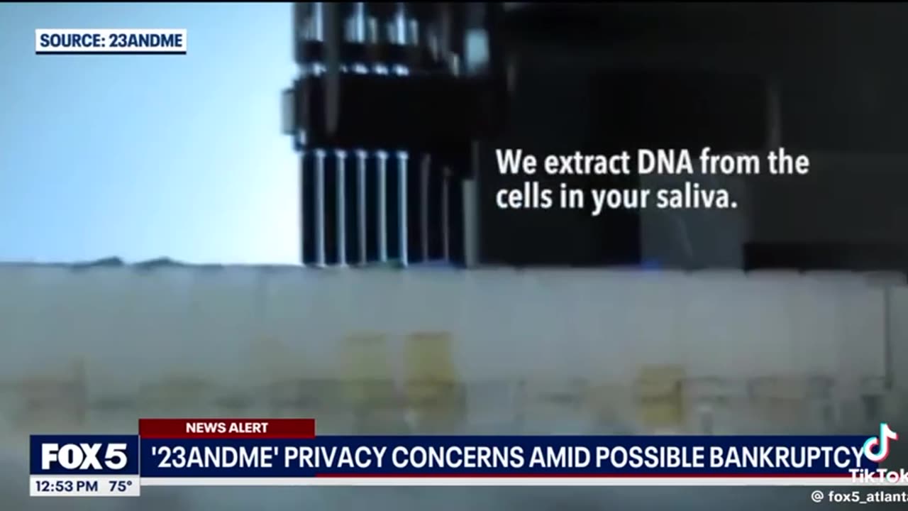 23andMe selling all your data. Scrub and then Delete your account.