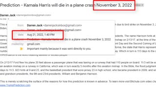 Prediction - CORRUPT FBI and HOOVER = Harris' plane will crash Nov 3