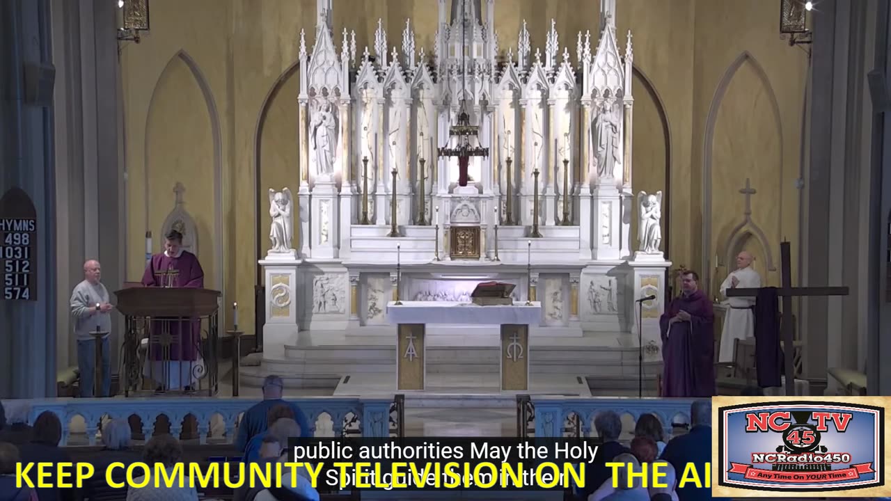 NCTV45 CATHOLIC MASS HOLY SPIRIT PARISH (ST MARY’S) 12:00 PM MONDAY MARCH 25 2024