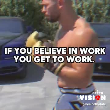 ANDREW TATE-"IF U BELIEVE IN LUCK ............."