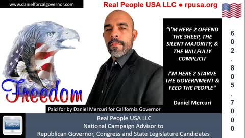 Daniel Mercuri for California Governor Interview on AM1380 The Answer-Sacramento