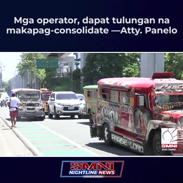 Mga operator, dapat tulungan na makapag-consolidate —Atty. Panelo