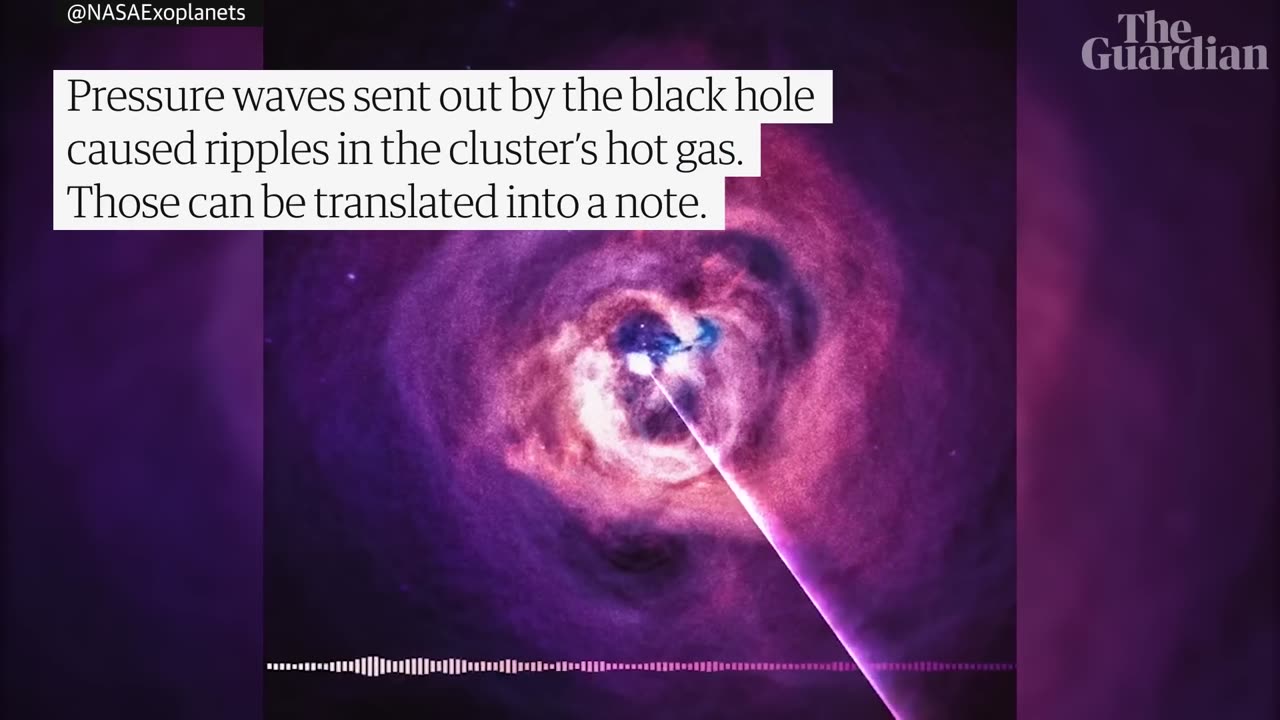 Nasa release audio of what a black hole 'sound' like