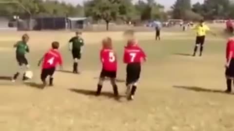 Boy Soccer Kicks 3 Kids