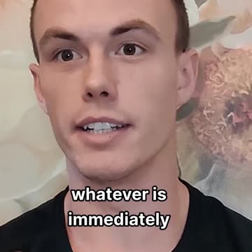 Am I enslaved to the immediate