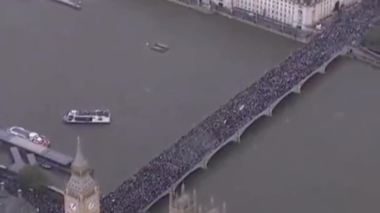 MASSIVE PROTEST- LONDON