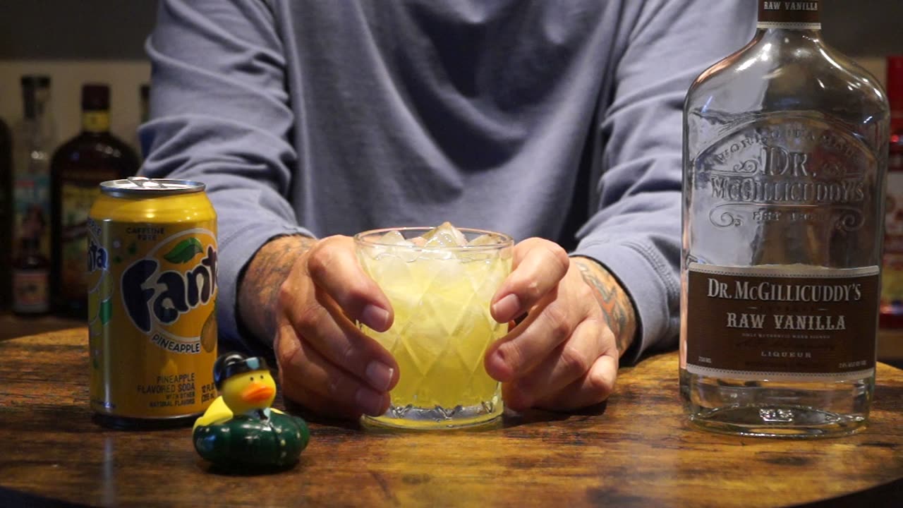 Curtis Brown - Dr McGillicuddy's Raw Vanilla & Fanta Pineapple Soda