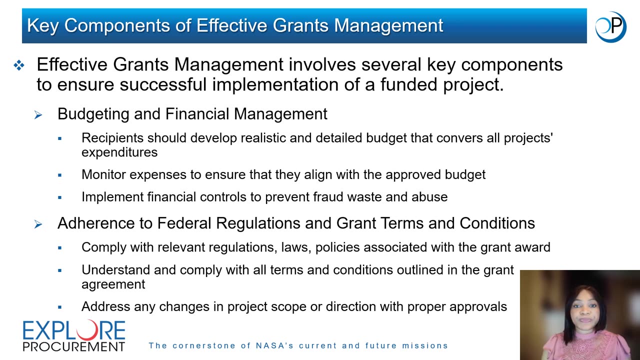 Grant 102 Overview of NASA Grants Environment