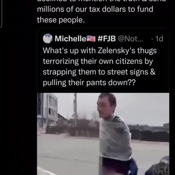 Zelensky Thugs Continue To Terrorize Their Own Citizens In Ukraine