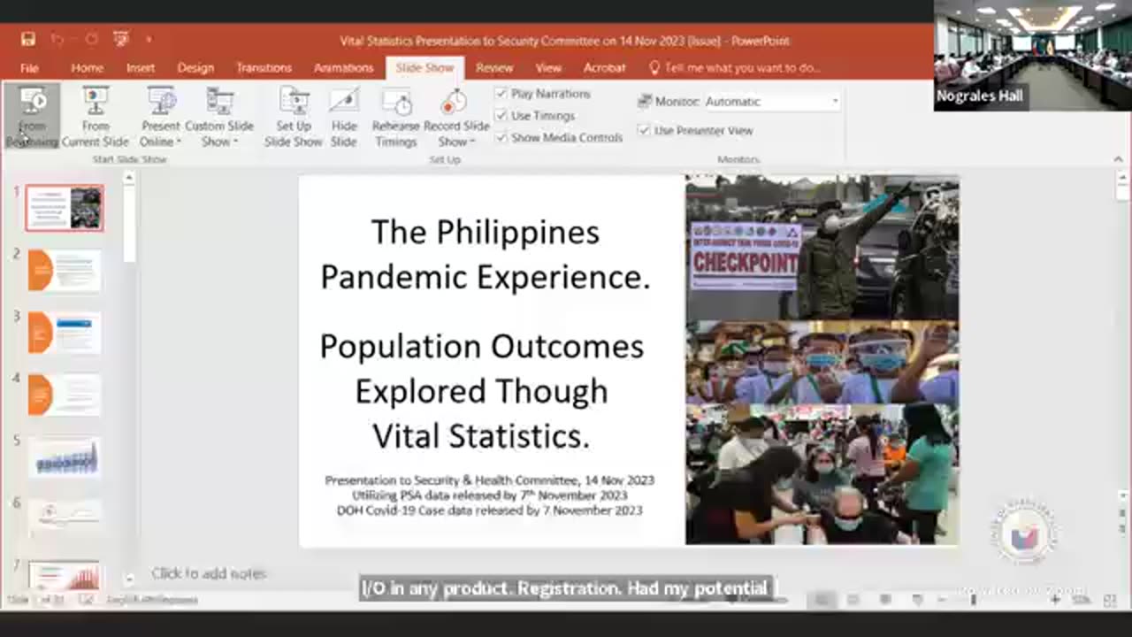 Video Snippet - 1st Congressional Hearing on 'Excess Deaths' in the Philippines