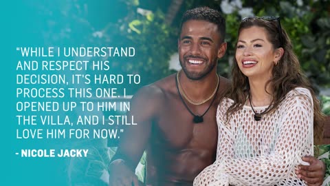 Love Island’s Kendall Washington REACTS to Nicole Jacky’s Claims “He Ended Things” | E! News