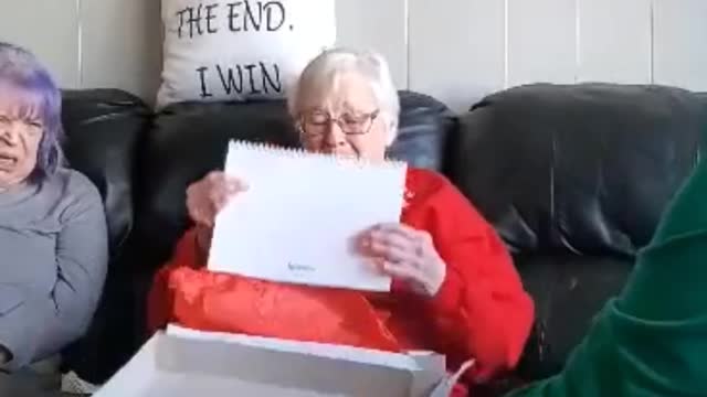 Grandma doesn't want any more gifts.