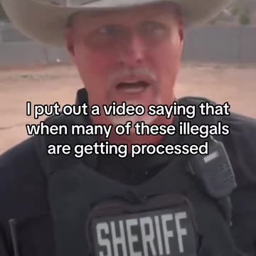 American Sheriff Who Exposed Illegal Immigrants Receiving Cell Phones, Plane Tickets and Cash