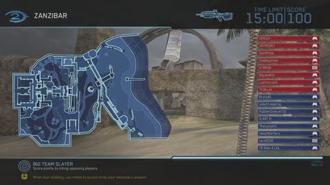 Halo 2 Classic Big Team - Big Team Slayer on Zanzibar