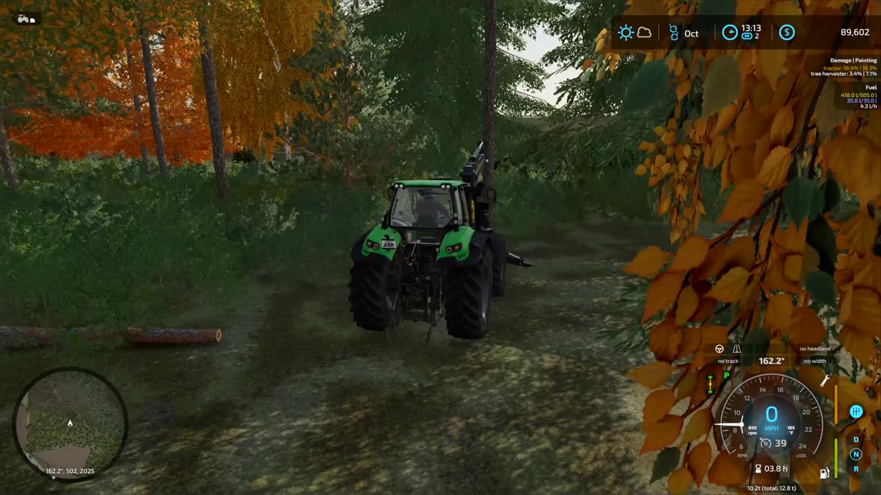 Farming Simulator 22 | Eastern North Carolina | Timelapse # 50 | Clearing trees on new piece of land