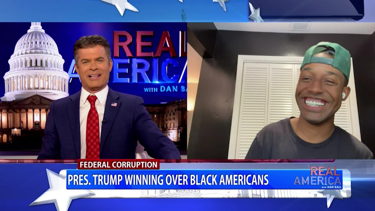 REAL AMERICA -- Dan Ball W/ Joel Patrick, Black Voters Support Trump Overwhelmingly, 4/11/24