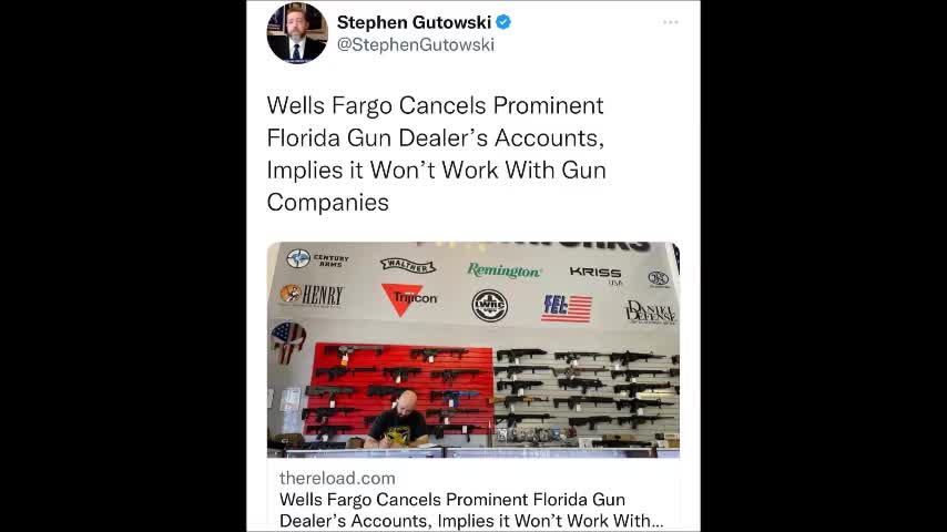 Wells Fargo comes out against gun companies