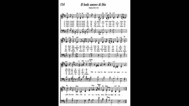 Il leale amore di Dio (canzone 114 da Cantate lodi a Geova)